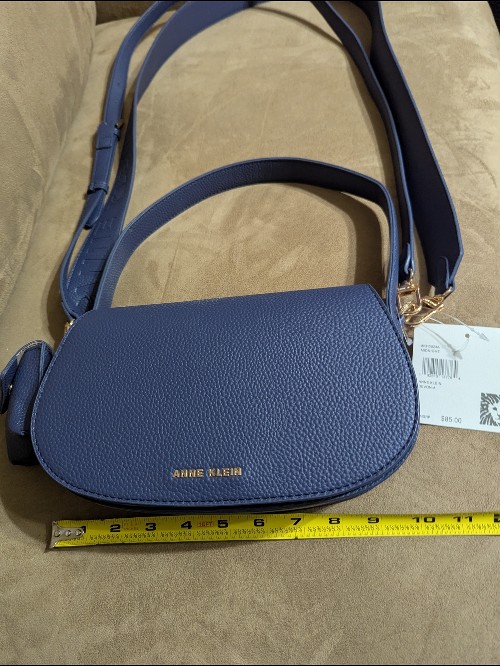 Anne Klein Midnight Blue Crossbody Bag - Picture 4 of 14